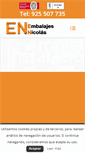 Mobile Screenshot of embalajesdemadera.net